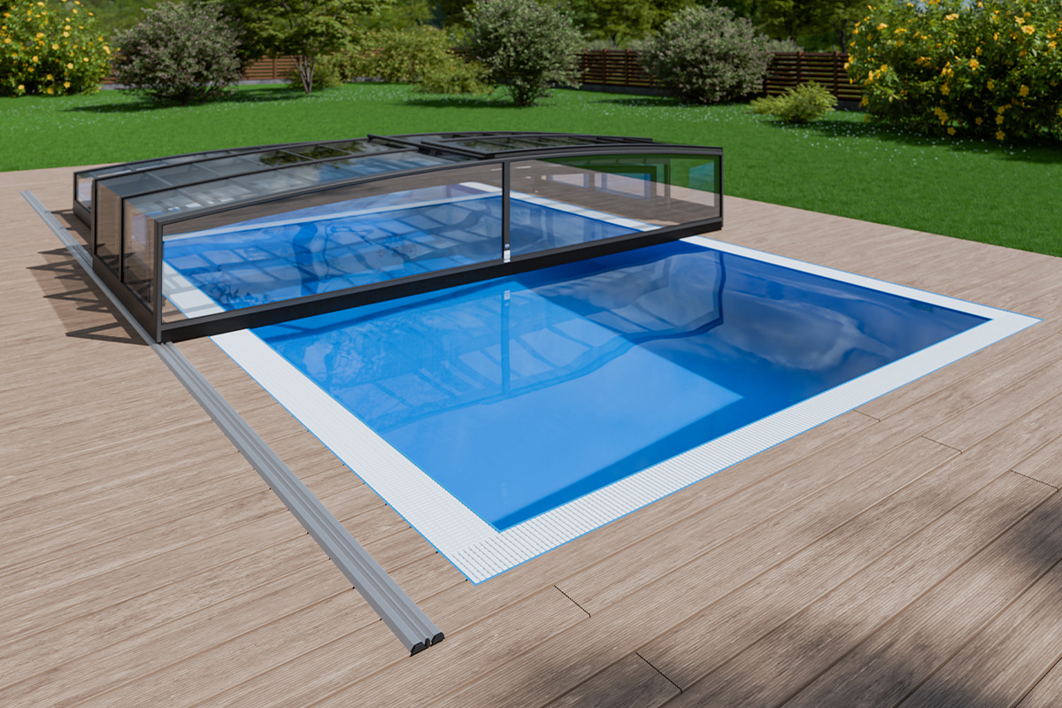 Poolüberdachunge Aluna® Nero R1