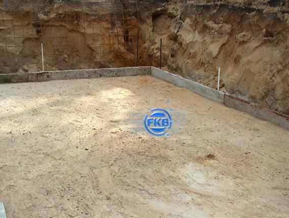 Untergrund Bodenplatte