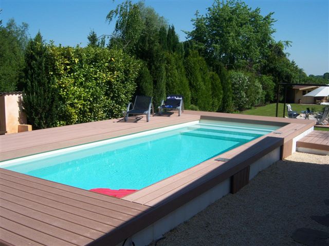 Pool Folienauskleidung Sand