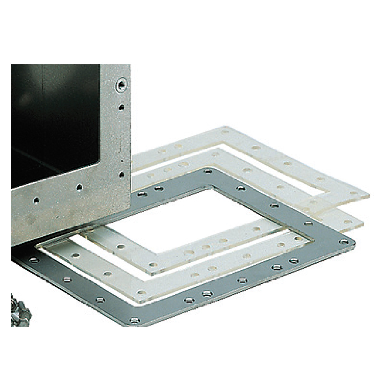 Astral Flanschsatz 1-flutig V2A für Gegenstromanlage