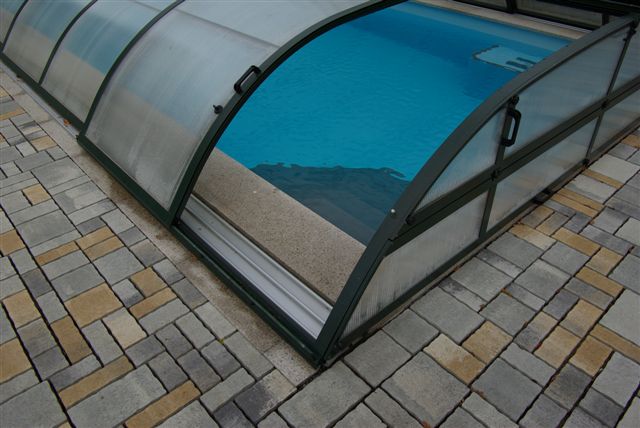 seitl. Schiebetür Überdachung