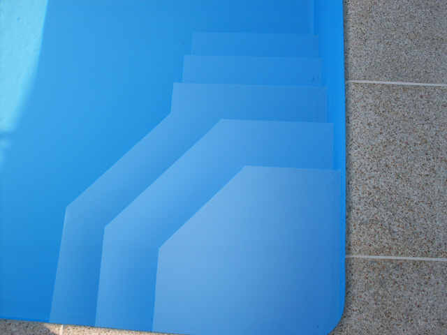Ecktreppe Schwimmbad