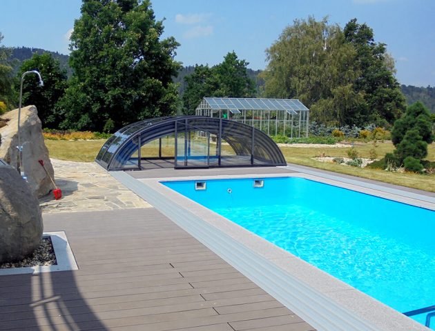 Schwimmbadüberdachung Aluna® Classic