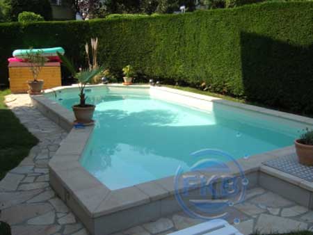 Freiformbecken Styroporsteine