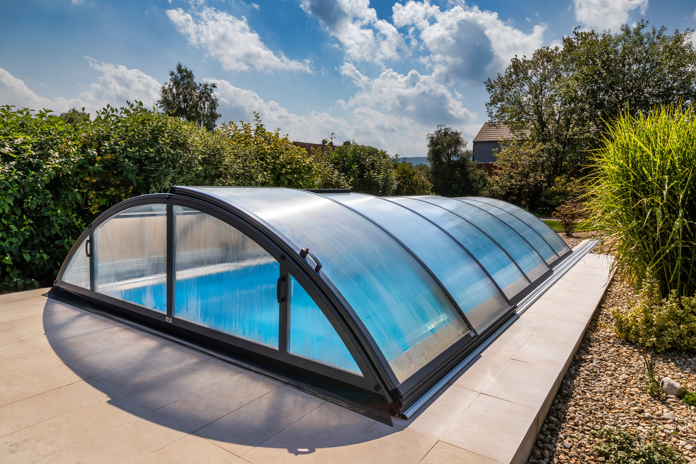 Poolüberdachung Albixon Klasik A