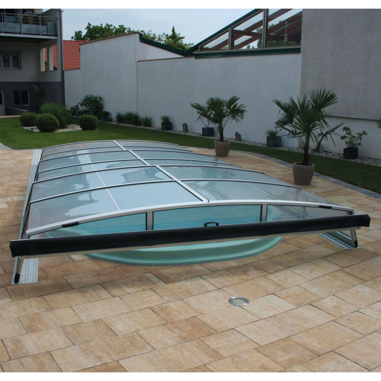 Poolüberdachung Linie