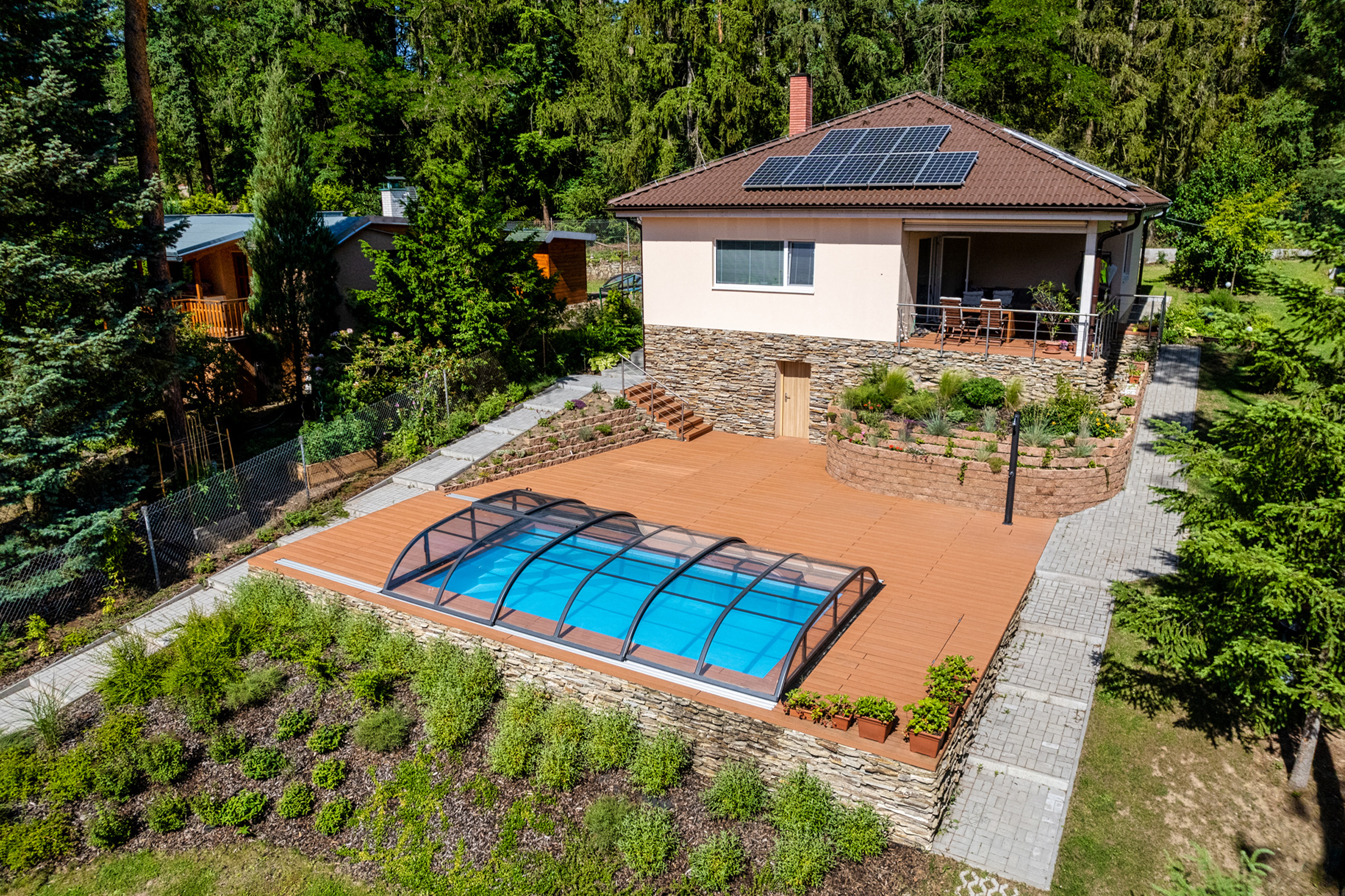 Poolüberdachung Albixon Dallas