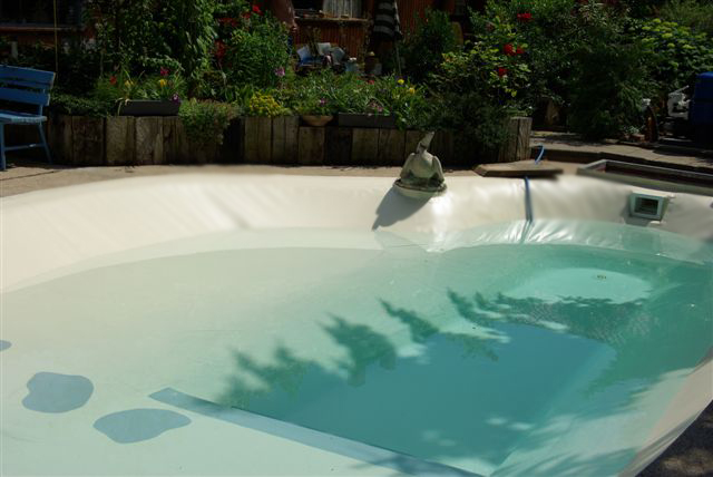 Folienauskleidung Freiformbecken