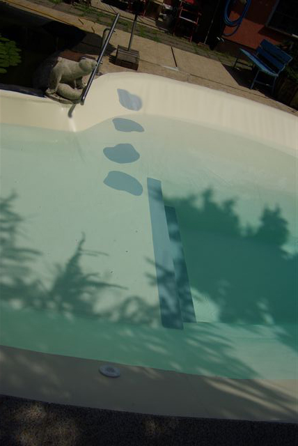 Treppenbereich Pool Freiform