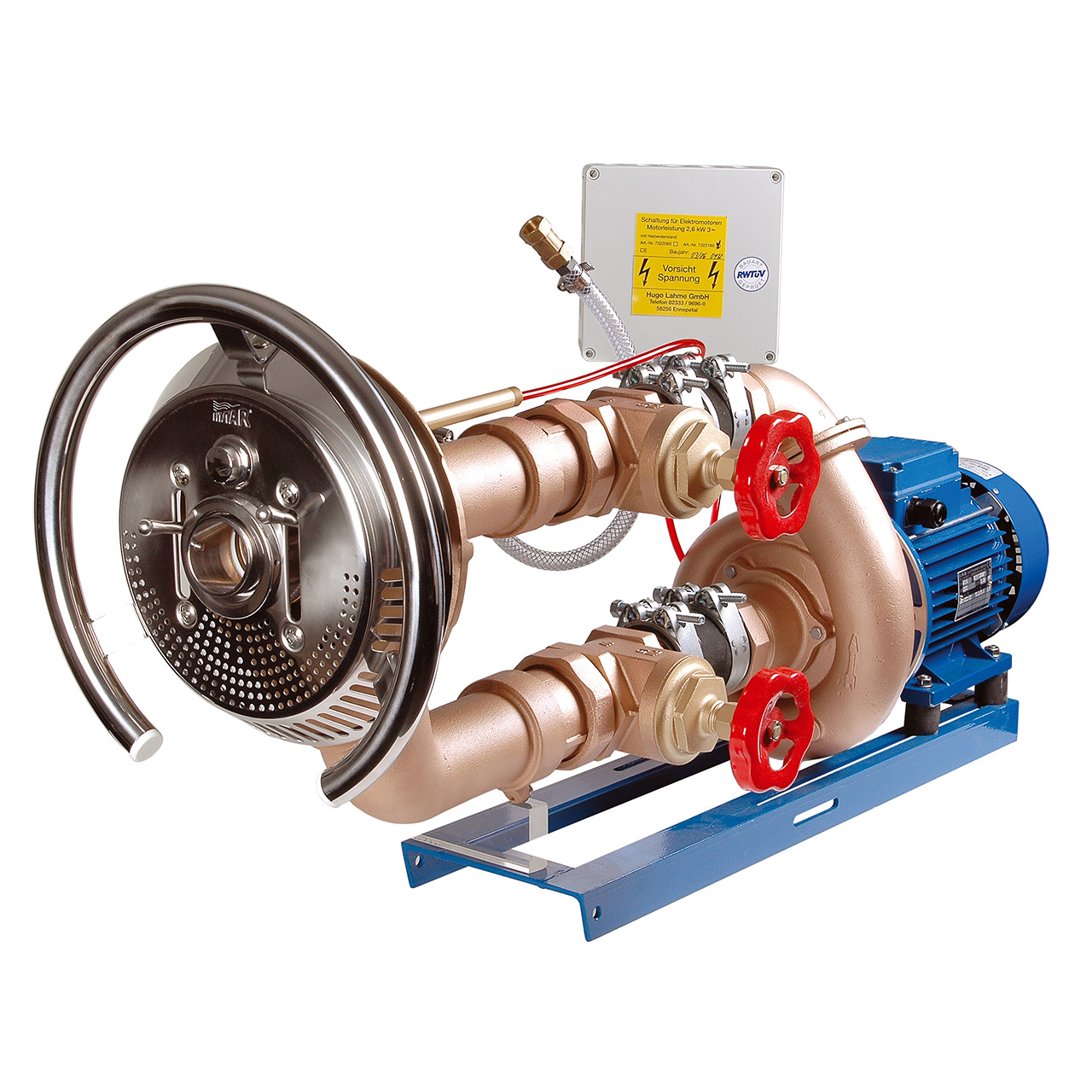 Lahme Anschlusssatz Gegenschwimmanlage Typ Taifun