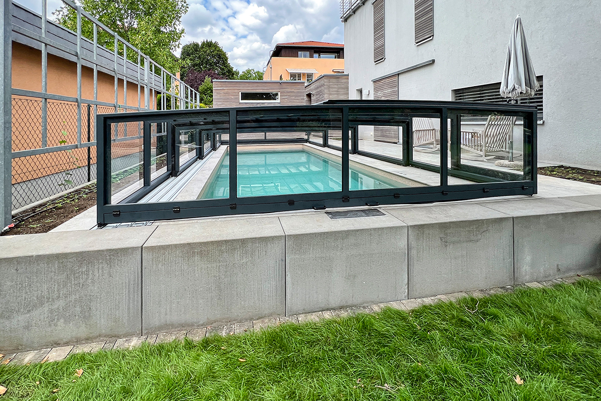 Poolüberdachung Aluna® Exclusive Line R1