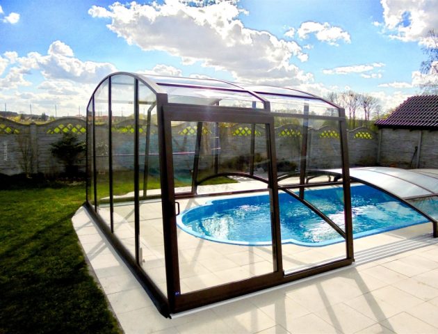 Poolüberdachung  Aluna® Duo III