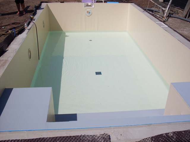 Schwimmbecken mit Gegenstromanlage