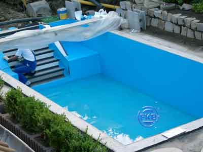 Schwimmbadauskleidung