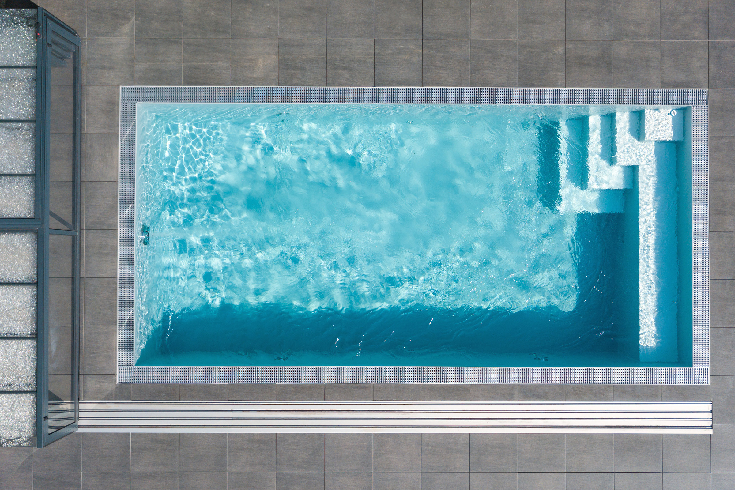 Überlaufbecken Elite Pro PP Plus Pool 4x11 m